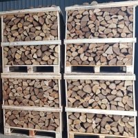 Ąžuolo kaitriausios malkos 1 m3 dėžėse - Image 2