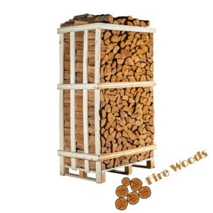 Alksnio malkos 1,8 m3 dėžėse