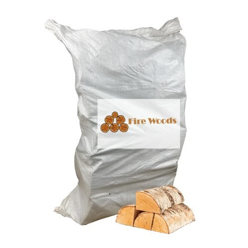 Beržo kaitrios malkos 40 L pakuotėse