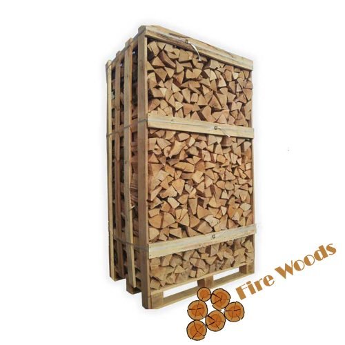 Beržo kaitrios malkos 1,8 m3 dėžėse