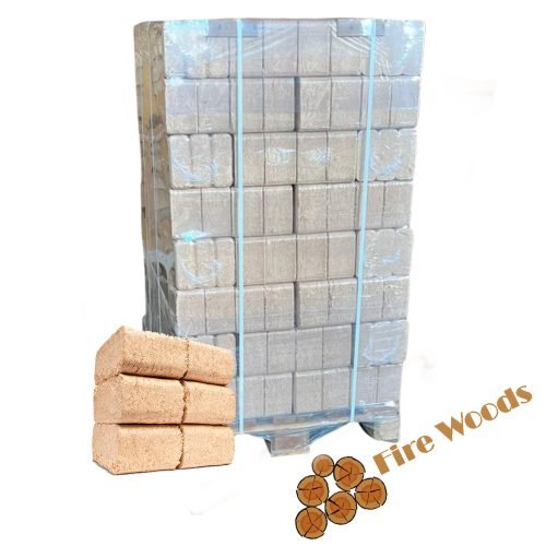 Beržo pjuvenų briketai (Paletė 960kg.)