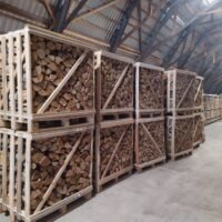 Orasausės beržo kaitrios malkos 1 m3 dėžėse - Image 2