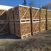 Orasausės ąžuolo kaitriausios malkos 1 m3 dėžėse - Image 2
