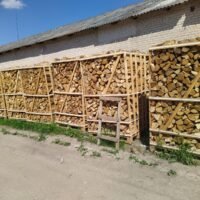 Orasausės ąžuolo kaitriausios malkos 1,8 m3 dėžėse - Image 2