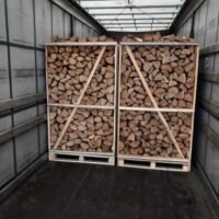 Orasausės ąžuolo kaitriausios malkos 1,8 m3 dėžėse - Image 3